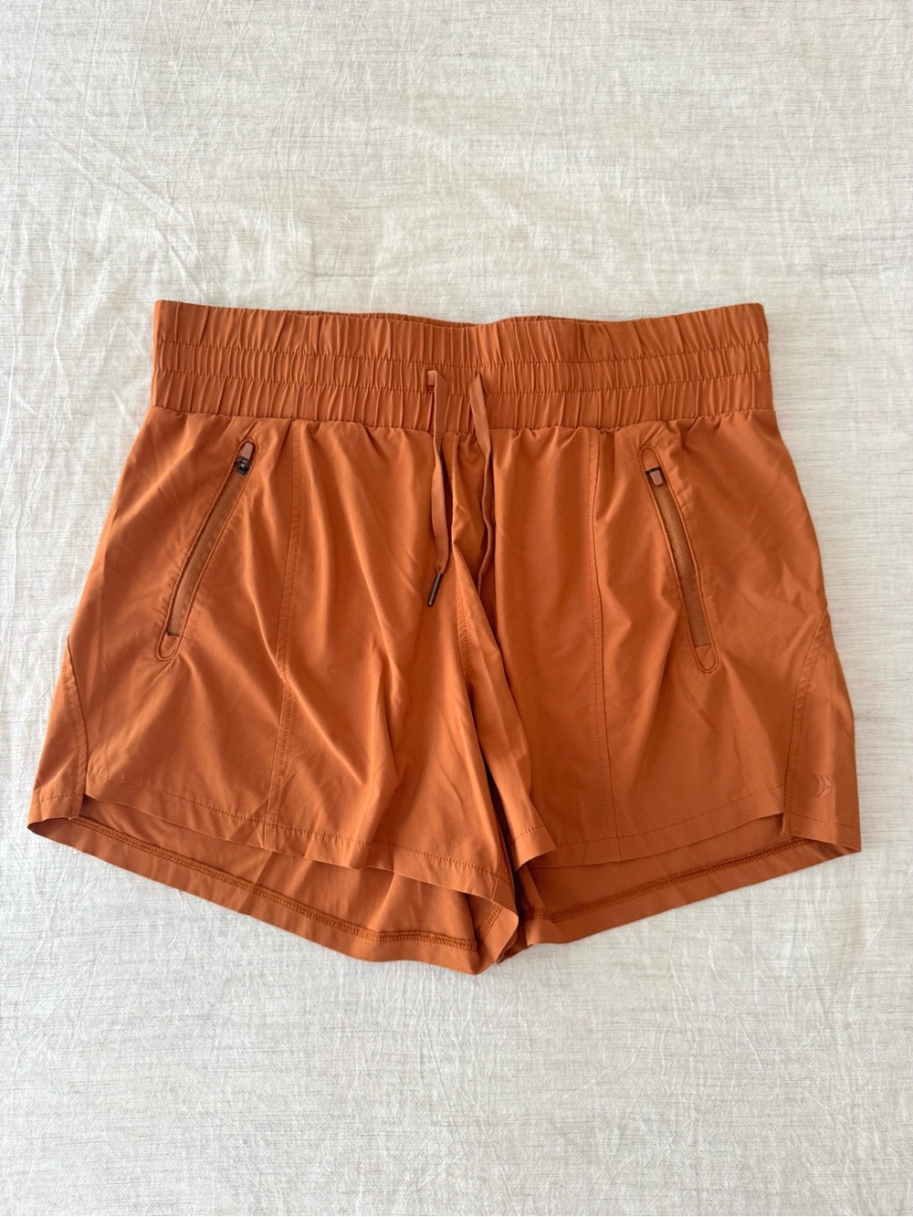 All In Motion Orange Women's Athletic Drawstring Shorts Target